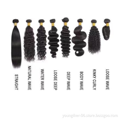 12a Grade High Quality Double Drawn Raw Virgin Cuticle Aligned Human Hair Bundles Human Hair Extension Vendors